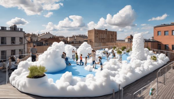 Un lieu idéal pour s’amuser à la tête dans les nuages lyon part-dieu